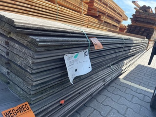 Ca. 80x Douglas Wisselsponning, 18x190mm, lengte 500cm